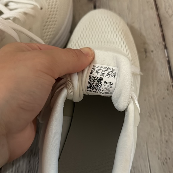 White Adidas Athletic Shoes - Picture 9 of 9
